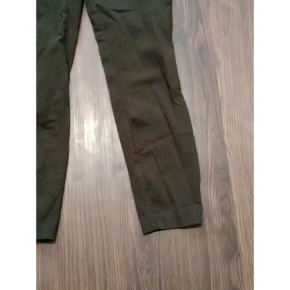 Carolina Belle Montreal Pant Women's Size 8  Elastic Waist Brown Pull On Cropped - Picture 3 of 7